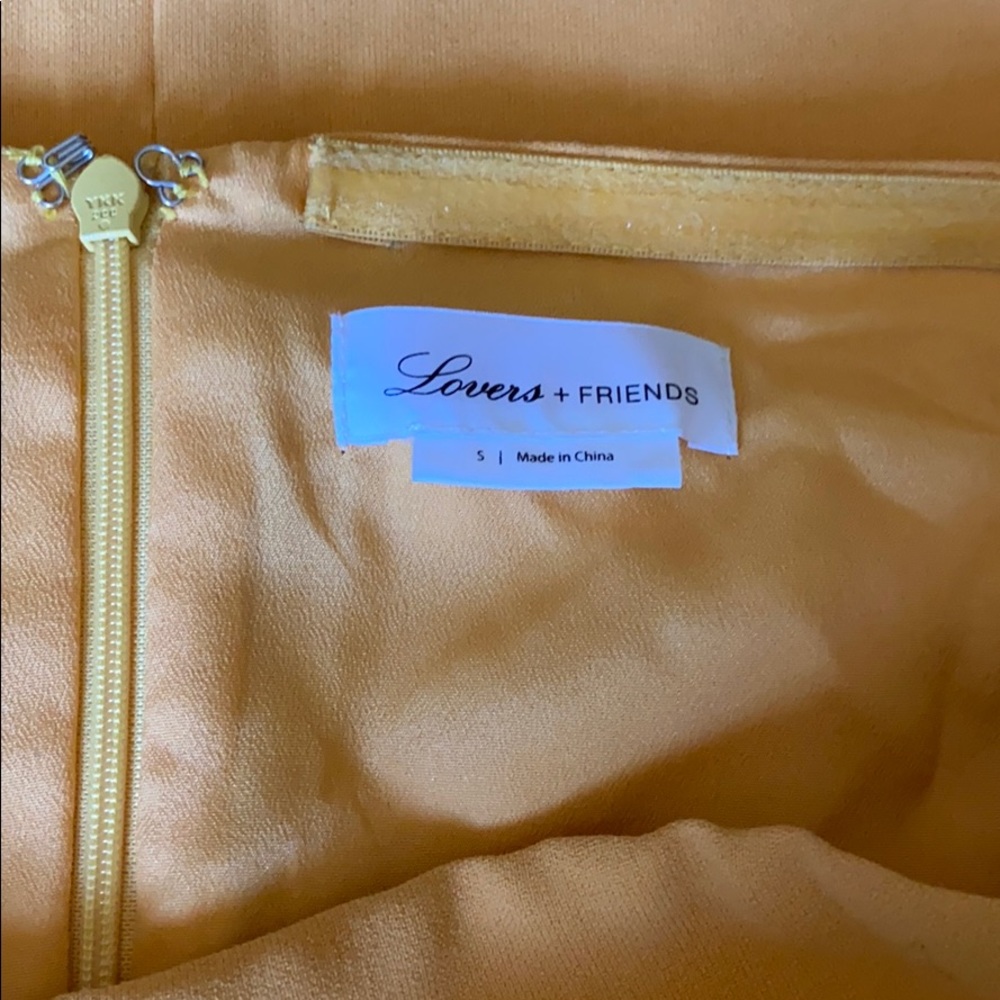 Lovers + Friends Strapless Mini Dress in Yellow - Picture 4 of 6